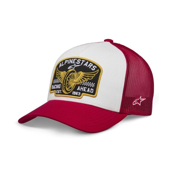 Alpinestars Heritage Patch Trucker Hat Red