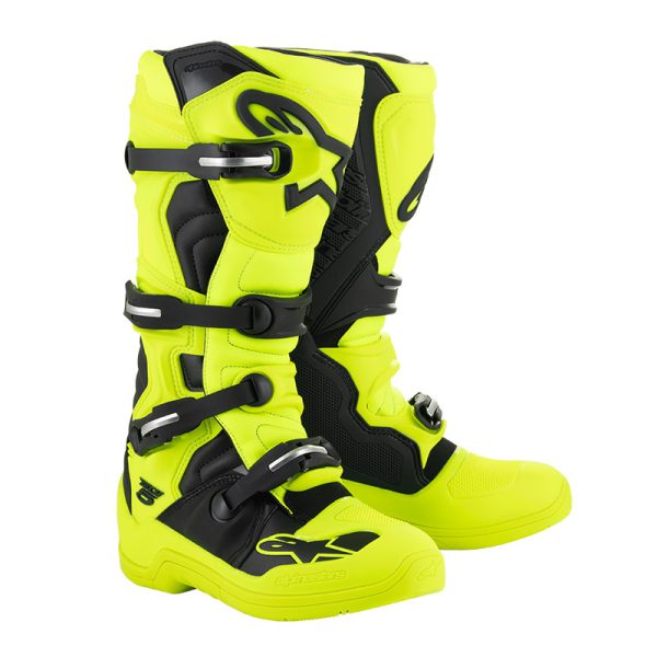 Alpinestars Tech 5 Boots Yellow Fluo