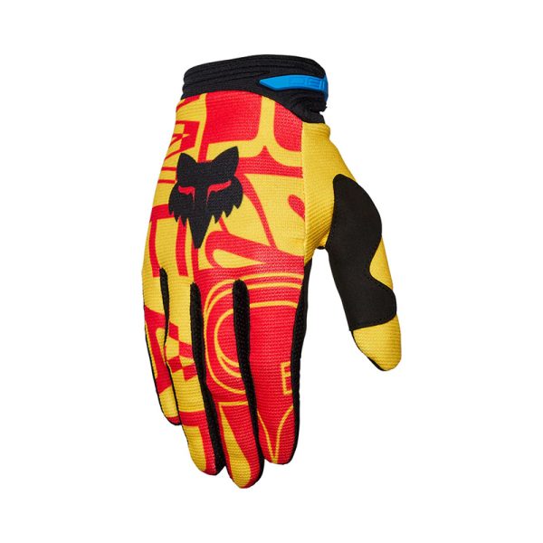 Fox 180 Race Spec Gloves Yellow